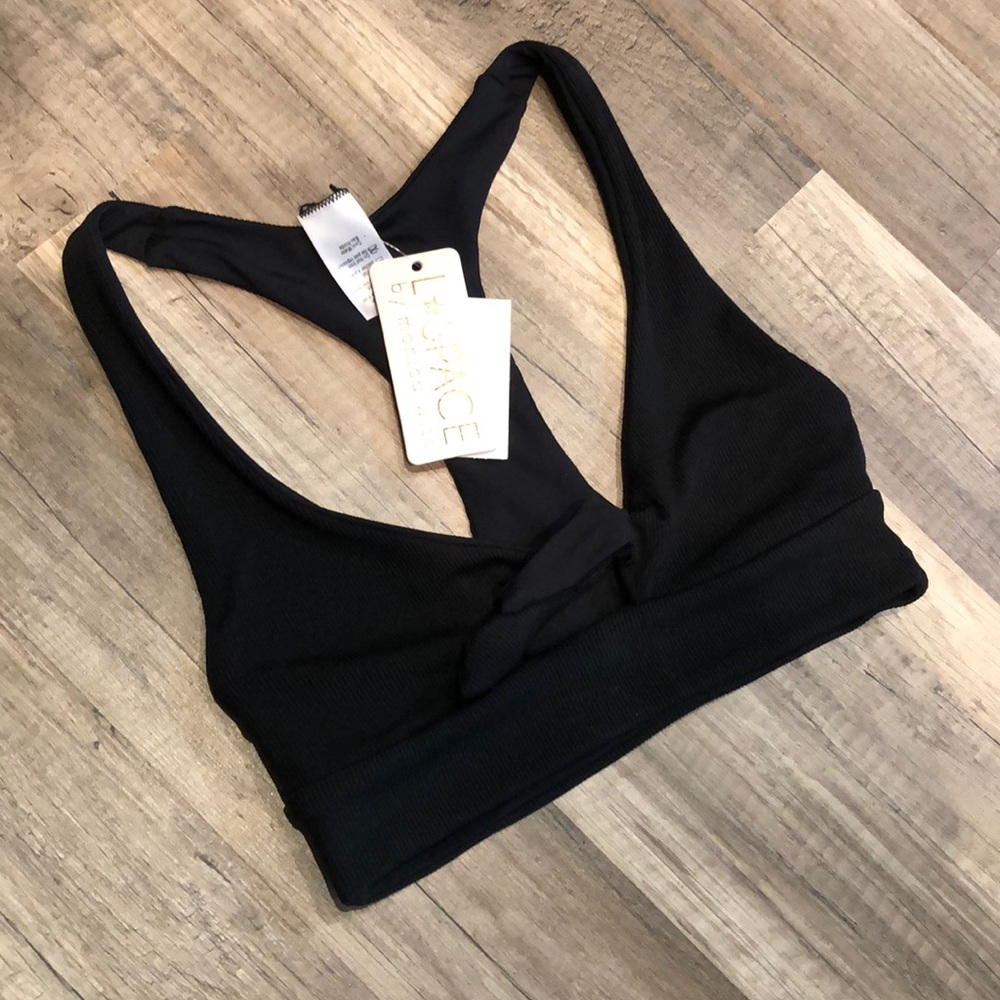 Black Ribbed Tara Top - Picture 7 of 7